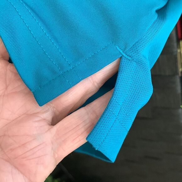 Puma Size Small Drycell short sleeve polo. Color: ocean depths - Picture 7 of 10